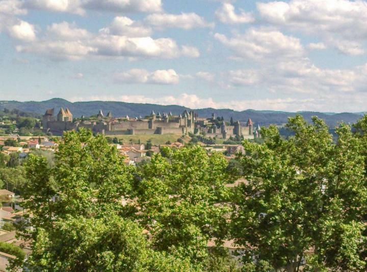 Gite Avec Vue Imprenable Sur La Cite Villa Carcassonne Eksteriør bilde